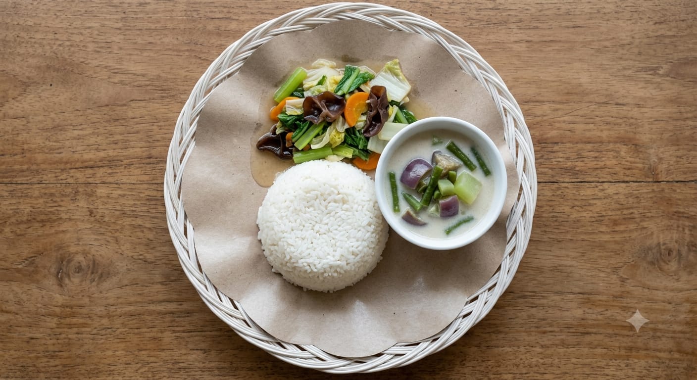 Paket Nasi Putih Sayur